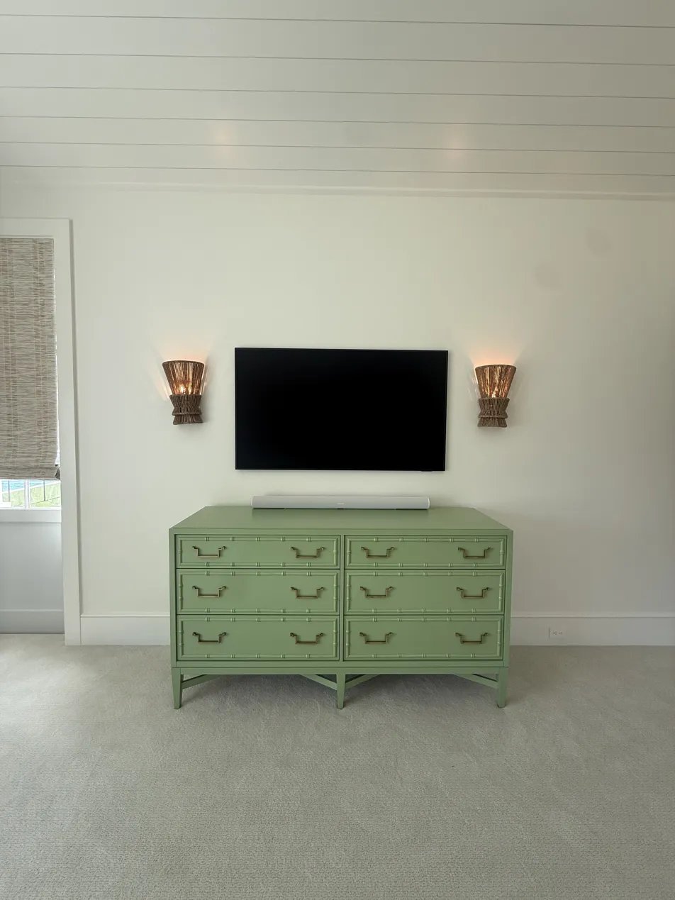 TV wall mount installation